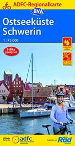 ADFC-Regionalkarte Ostseeküste Schwerin, 1:75.000, mit Tagestourenvorschlägen, reiß- und wetterfest, E-Bike-geeignet, GPS-Tracks Download (ADFC-Regionalkarte 1:75000)