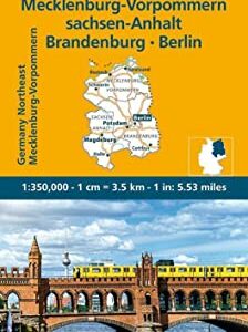 Michelin Mecklenburg-Vorpommern, Sachsen-Anhalt, Brandenburg, Berlin: Straßen- und Tourismuskarte 1:350.000; Auflage 2018 (MICHELIN Regionalkarten)